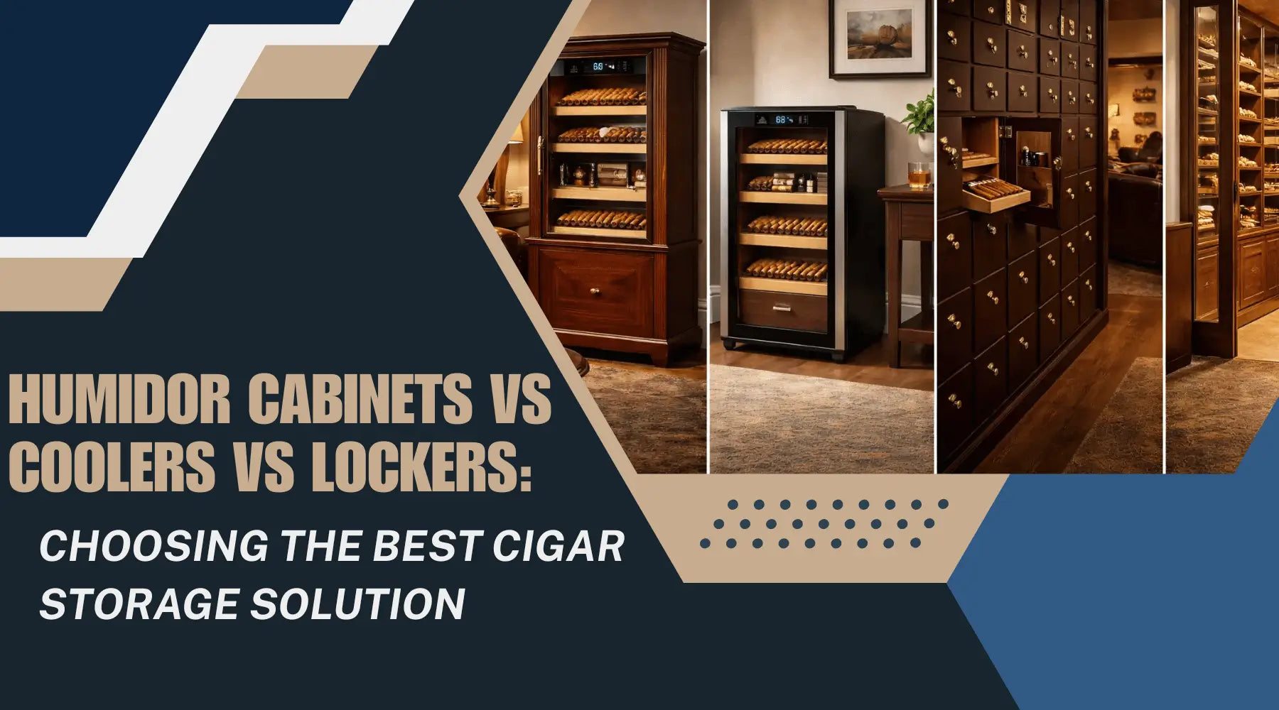 Humidor Cabinets vs Coolers vs Lockers: Choosing the Best Cigar Storage Solution | Luxury Appliances Direct