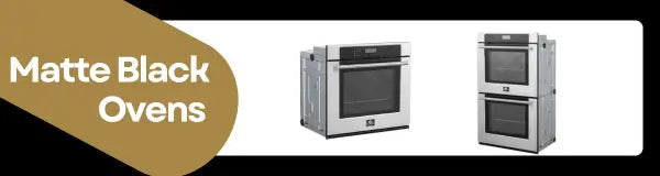 Matte Black Ovens | Luxury Appliances Direct