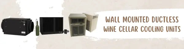 Wall Mounted Ductless Wine Cellar Cooling Units | Luxury Appliances Direct