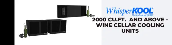WhisperKOOL 2000 cu.ft. and Above - Wine Cellar Cooling Units | Luxury Appliances Direct