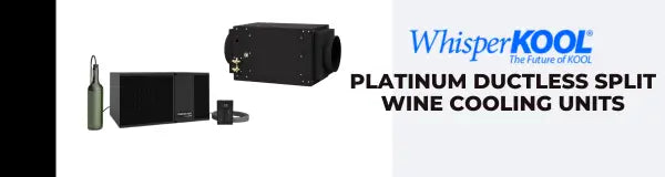 WhisperKOOL Platinum Ductless Split Wine Cooling Units | Luxury Appliances Direct