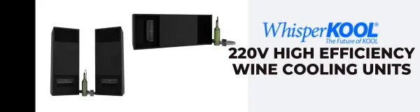 Whisperkool 220V High Efficiency Wine Cooling Units | Luxury Appliances Direct