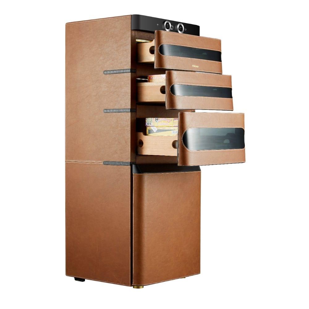 Afidano 1200 Cigars Leather Series Cigar Humidor JC-152A I Luxury Appliances Direct