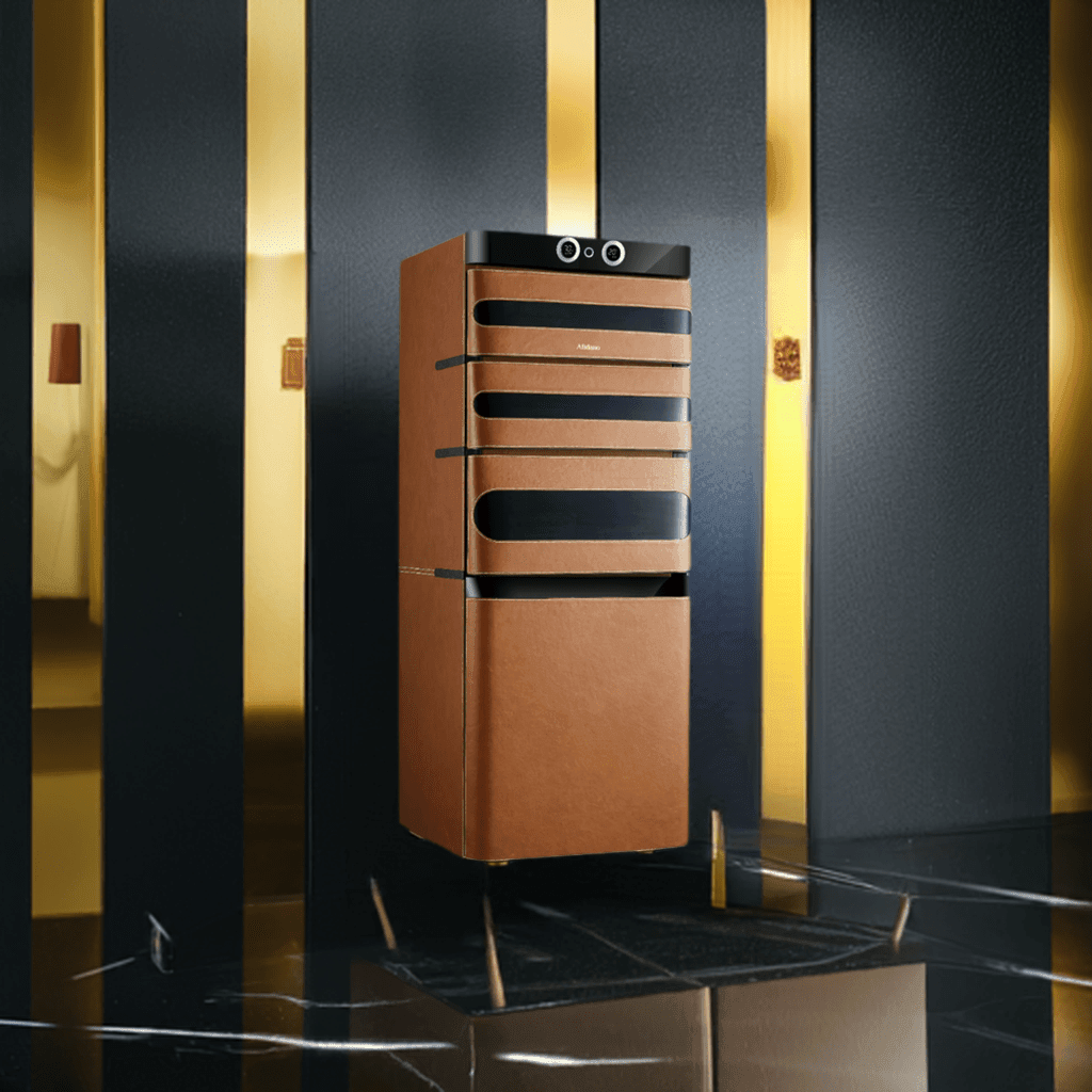 Afidano 1200 Cigars Leather Series Cigar Humidor JC-152A I Luxury Appliances Direct