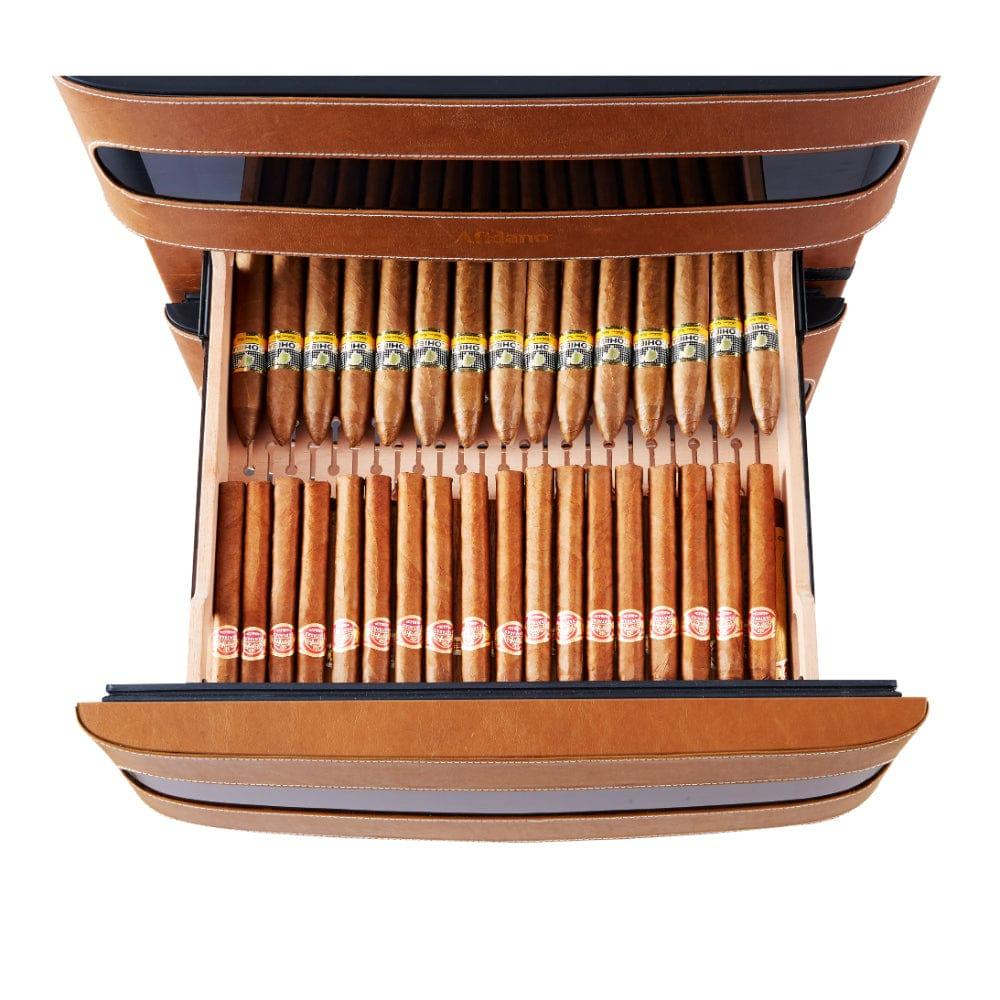 Afidano 250 Cigars Leather Series Cigar Humidor JC-50A I Luxury Appliances Direct