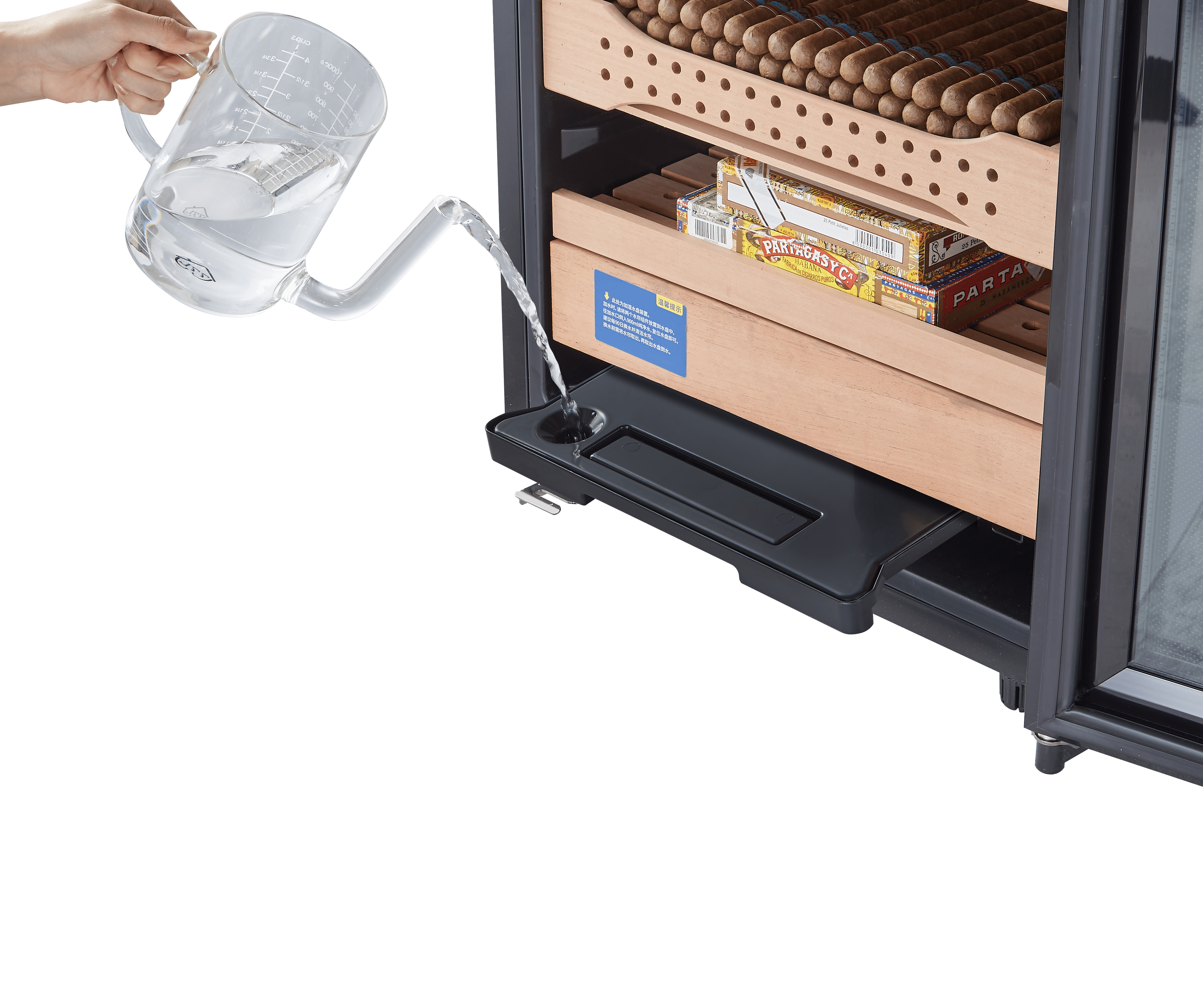 Afidano 850 Cigars Basic Series Cigar Humidor CH-120AH I Luxury Appliances Direct