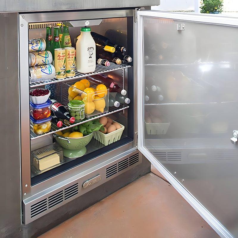 Alfresco 28-Inch Outdoor Rated Compact Refrigerator & Kegerator - URS-1XE I Luxury Appliances Direct
