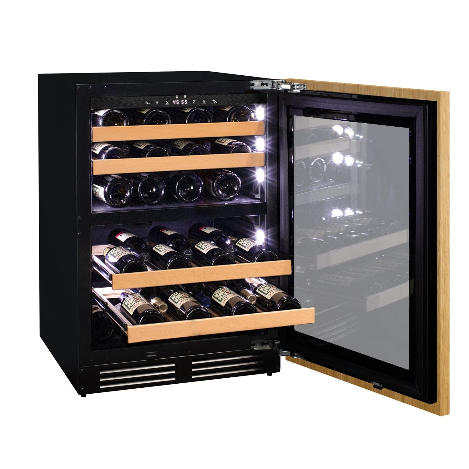 Allavino 24 inch Dual Zone Panel Ready Wine Coolers VCWR-24PRD-2R