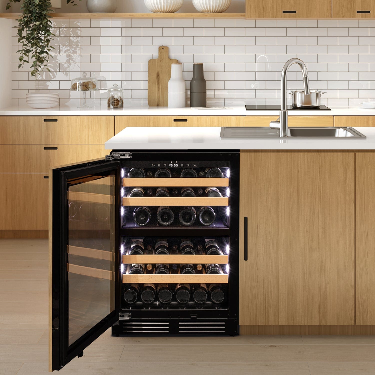 Allavino 24 inch Dual Zone Panel Ready Wine Coolers VCWR-24PRD-2R