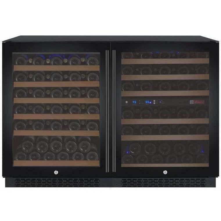 Allavino FlexCount 112 Bottle Three Zone Black Wine Fridge 3Z-VSWR5656-BWT I Luxury Appliances Direct