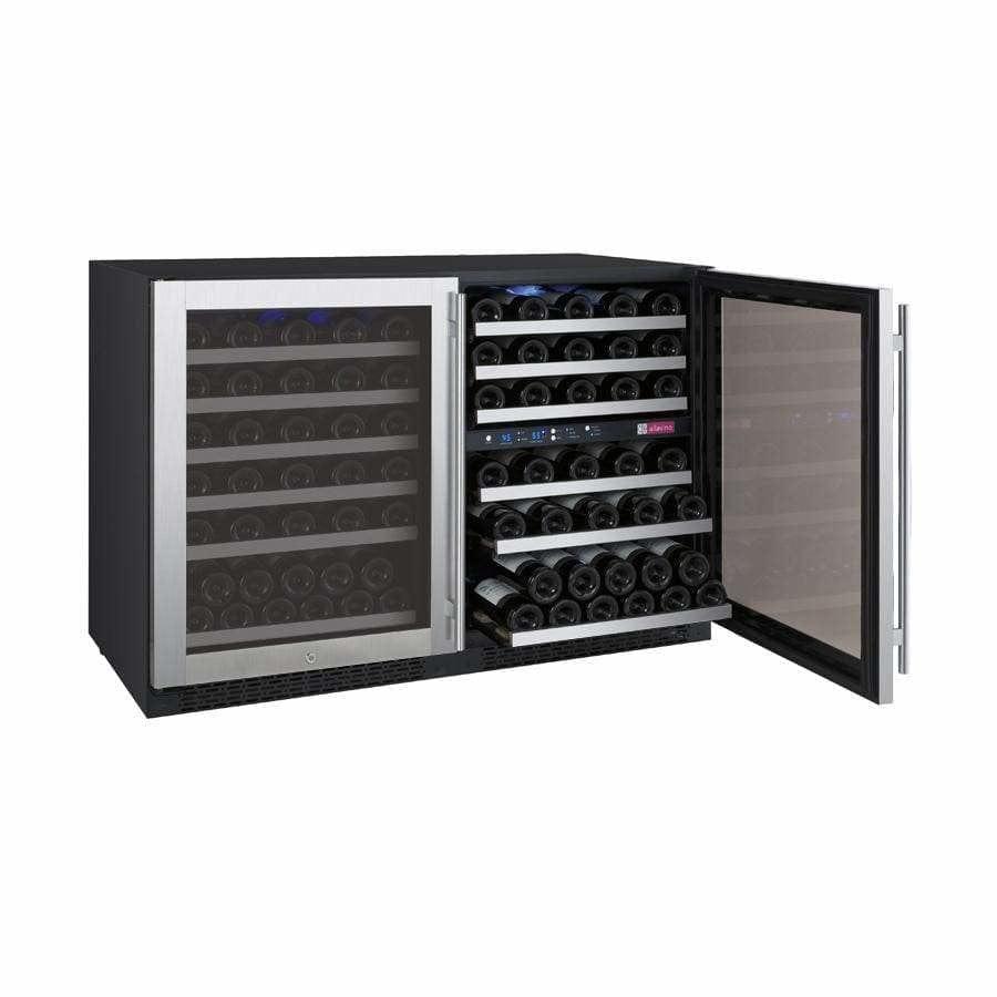 Allavino FlexCount 112 Bottle Three-Zone Wine Fridge 3Z-VSWR5656-SST I Luxury Appliances Direct