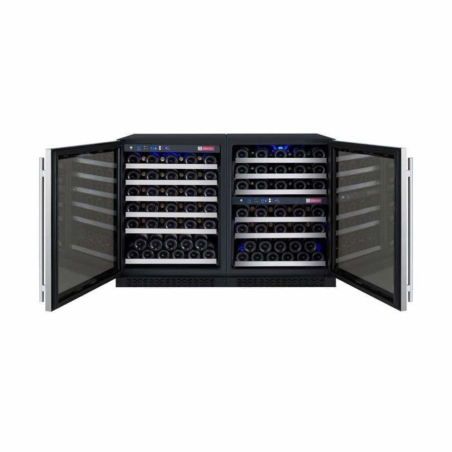 Allavino FlexCount 112 Bottle Three-Zone Wine Fridge 3Z-VSWR5656-SST I Luxury Appliances Direct