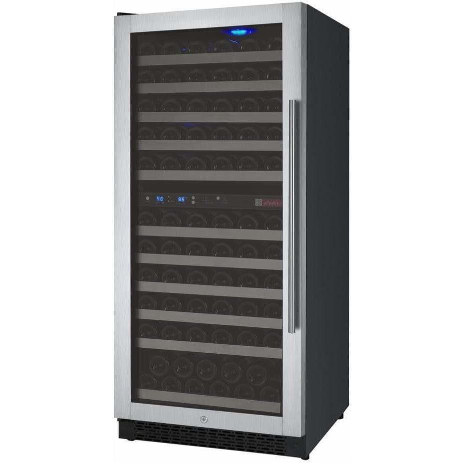 Allavino FlexCount 121 Bottle Dual Zone Left Hinge Wine Fridge VSWR121-2SSLN I Luxury Appliances Direct