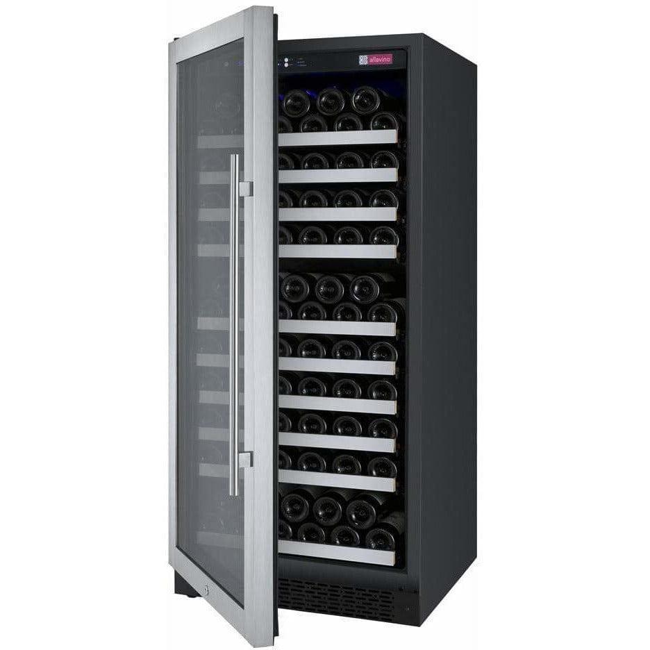 Allavino FlexCount 128 Bottle Single Zone Left Hinge Wine Fridge VSWR128-1SSLN I Luxury Appliances Direct