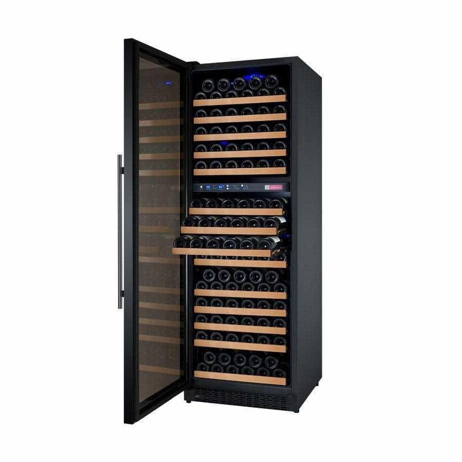 Allavino FlexCount 172 Bottle Dual Zone Black Door Left Hinge Wine Fridge VSWR172-2BWLN I Luxury Appliances Direct