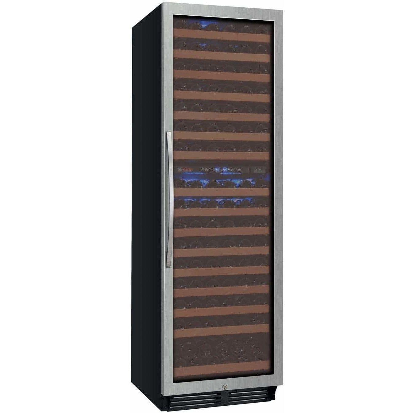 Allavino FlexCount 172 Bottle Dual Zone Stainless Steel Right Hinge Wine Fridge YHWR172-2SWRN I Luxury Appliances Direct
