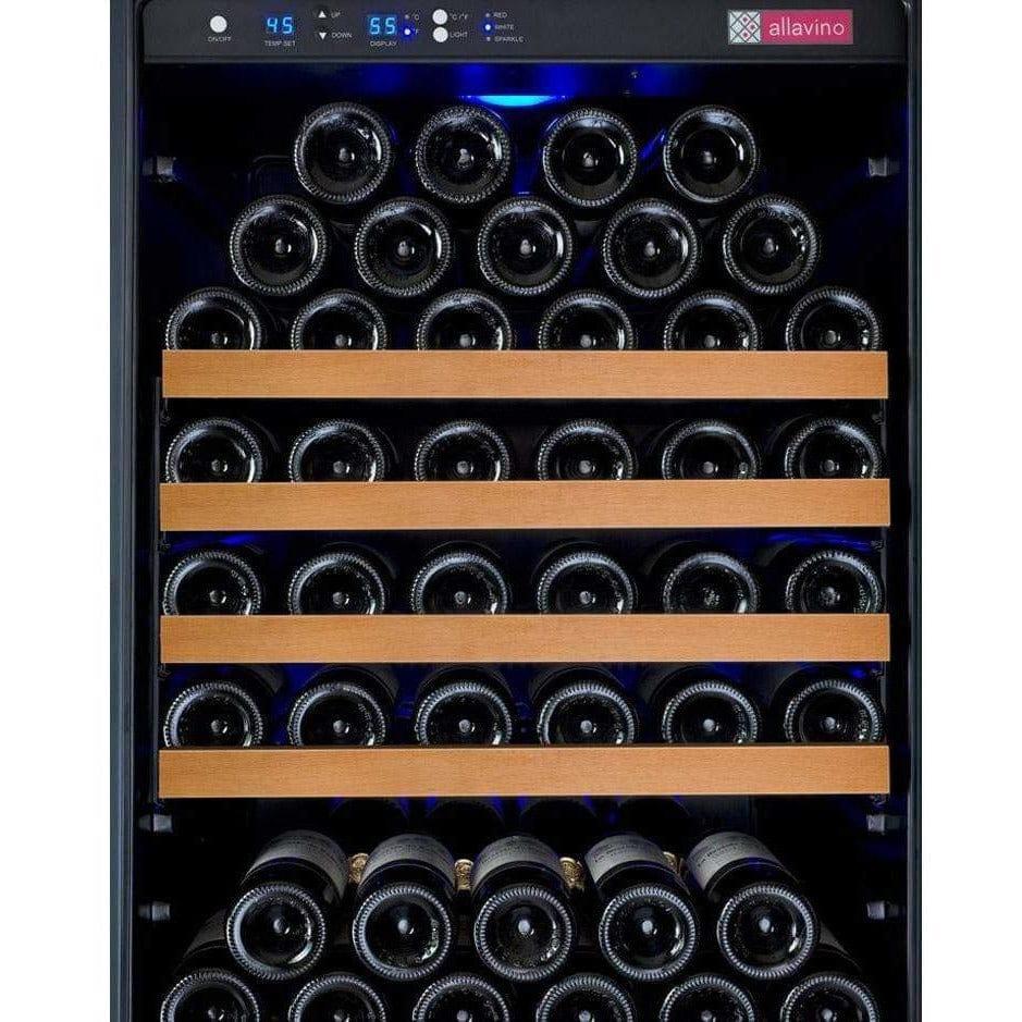 Allavino FlexCount 177 Bottle Black Door Left Hinge Wine Fridge VSWR177-1BWLN I Luxury Appliances Direct