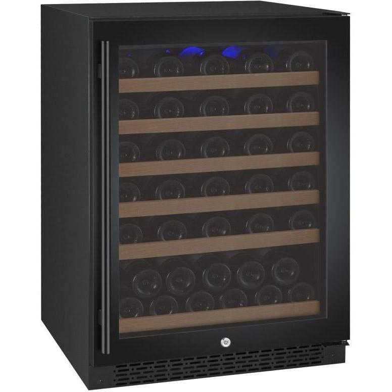 Allavino FlexCount 56 Bottle Single Zone Black Right Hinge Wine Fridge VSWR56-1BWRN I Luxury Appliances Direct