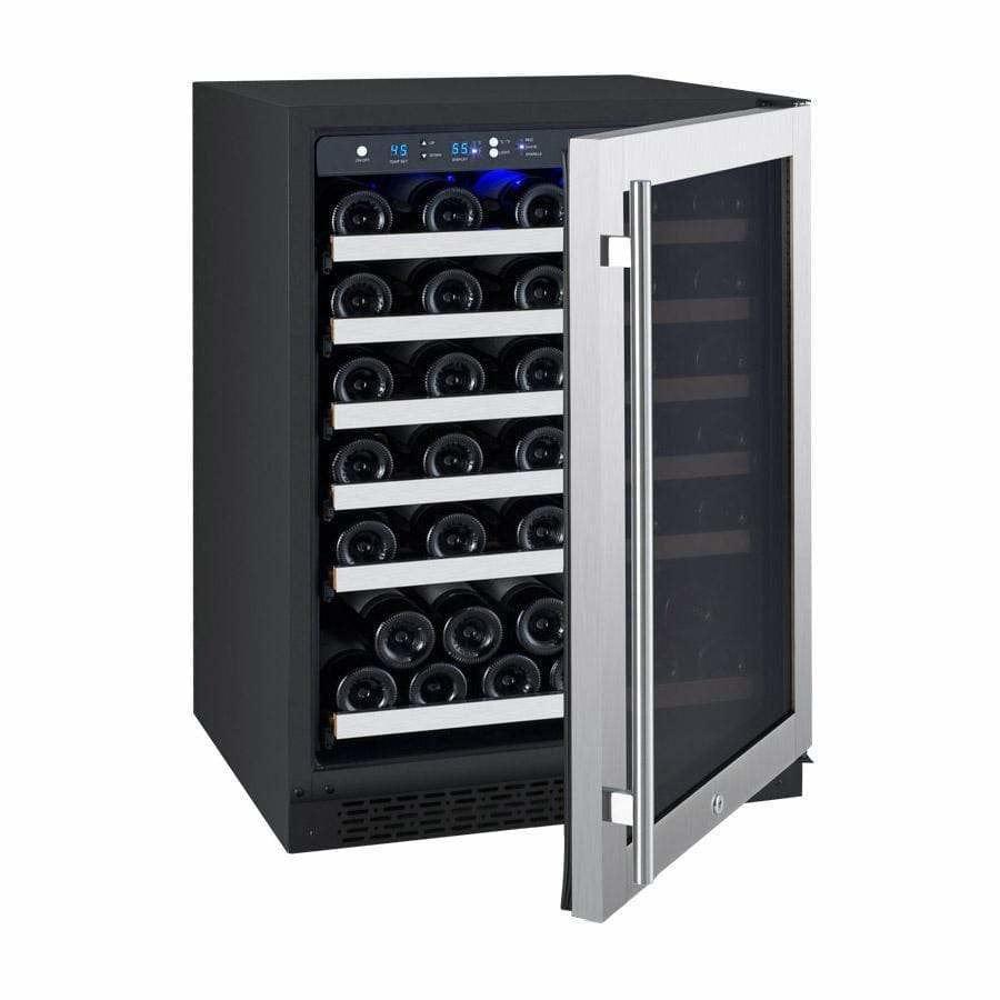 Allavino FlexCount 56 Bottle Single Zone Right Hinge Wine Fridge VSWR56-1SSRN I Luxury Appliances Direct