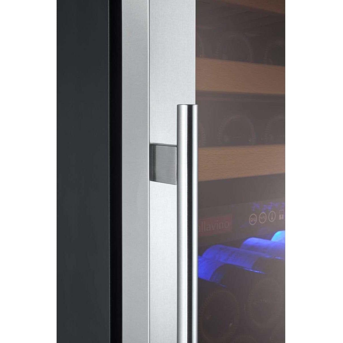 Allavino FlexCount Classic 172 Bottle Left Hinge Stainless Steel Door Wine Fridge YHWR172-2SWLN I Luxury Appliances Direct