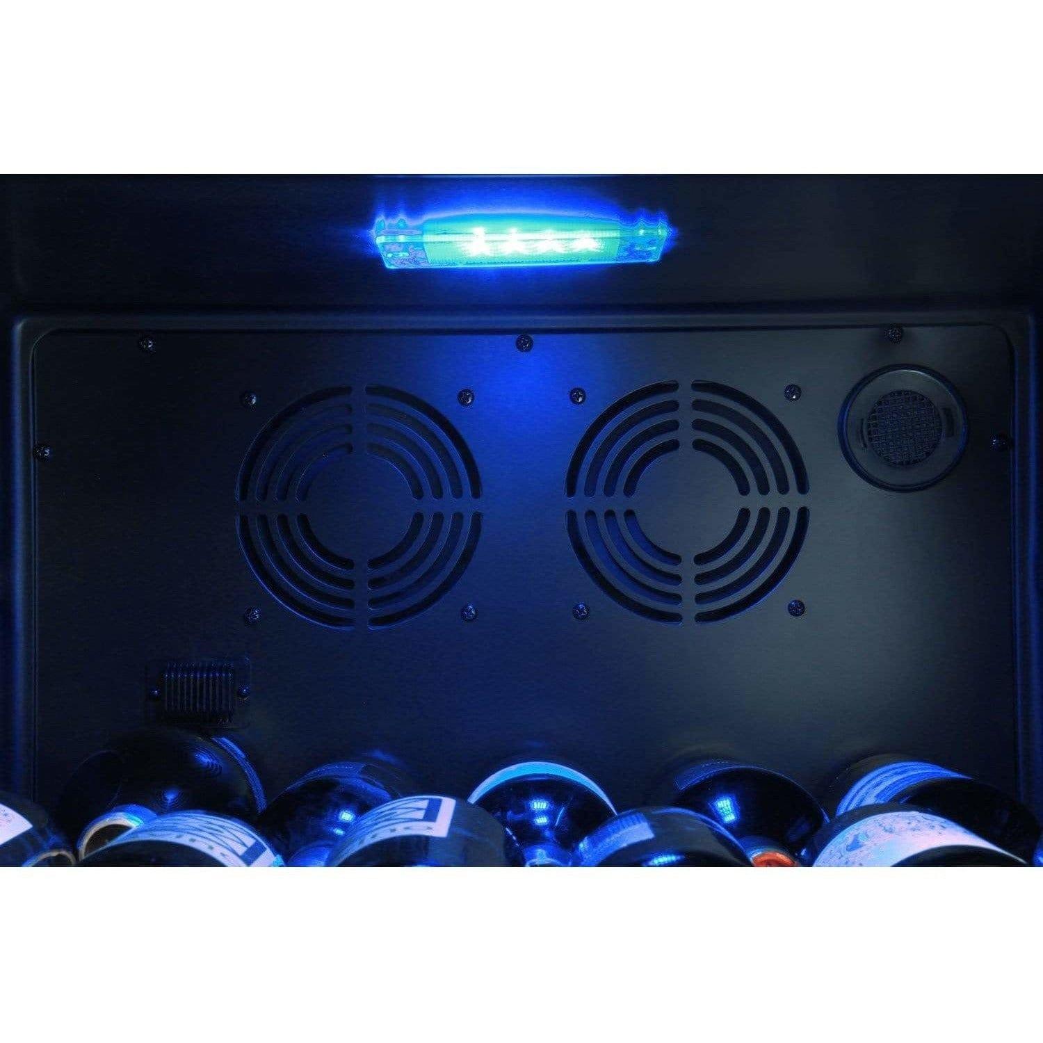 Allavino FlexCount Classic 172 Bottle Left Hinge Stainless Steel Door Wine Fridge YHWR172-2SWLN I Luxury Appliances Direct