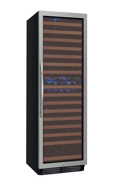 Allavino FlexCount Classic II Tru-Vino 172 Bottle Dual Zone Stainless Steel Right Hinge Wine Refrigerator YHWR172-2SR20 I Luxury Appliances Direct
