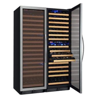 Allavino FlexCount Classic II Tru-Vino 346 Bottle Three Zone Stainless Steel Wine Cooler 3Z-YHWR7274-S20 I Luxury Appliances Direct