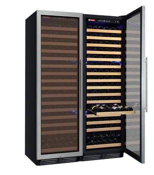 Allavino FlexCount Classic II Tru-Vino 348 Bottle Dual Zone Stainless Steel Wine Fridge 2X-YHWR174-1S20 I Luxury Appliances Direct