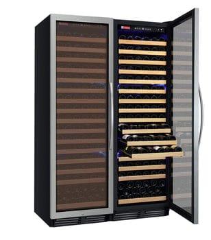 Allavino FlexCount Classic II Tru-Vino 348 Bottle Dual Zone Stainless Steel Wine Fridge 2X-YHWR174-1S20 I Luxury Appliances Direct