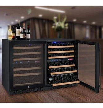 Allavino FlexCount II Tru-Vino 112 Bottle Dual Zone Black Wine Fridge 2X-VSWR56-1B20 I Luxury Appliances Direct