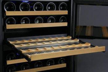 Allavino FlexCount II Tru-Vino 112 Bottle Dual Zone Black Wine Fridge 2X-VSWR56-1B20 I Luxury Appliances Direct