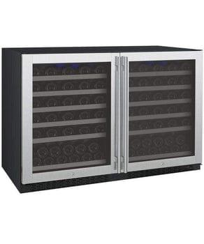 Allavino FlexCount II Tru-Vino 112 Bottle Dual Zone Stainless Steel Wine Fridge 2X-VSWR56-1S20 I Luxury Appliances Direct