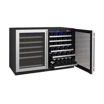 Allavino FlexCount II Tru-Vino 112 Bottle Dual Zone Stainless Steel Wine Fridge 2X-VSWR56-1S20 I Luxury Appliances Direct