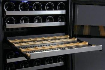 Allavino FlexCount II Tru-Vino 112 Bottle Dual Zone Stainless Steel Wine Fridge 2X-VSWR56-1S20 I Luxury Appliances Direct