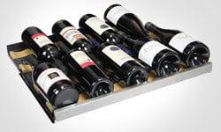 Allavino FlexCount II Tru-Vino 112 Bottle Dual Zone Stainless Steel Wine Fridge 2X-VSWR56-1S20 I Luxury Appliances Direct