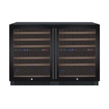 Allavino FlexCount II Tru-Vino 112 Bottle Four Zone Black Wine Fridge 2X-VSWR56-2B20 I Luxury Appliances Direct