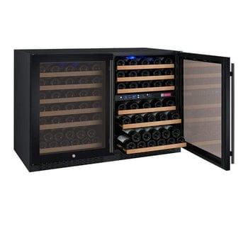 Allavino FlexCount II Tru-Vino 112 Bottle Three Zone Black Wine Refrigerator 3Z-VSWR5656-B20 I Luxury Appliances Direct