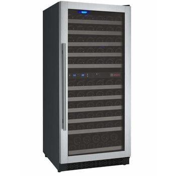 Allavino FlexCount II Tru-Vino 121 Bottle Dual Zone Stainless Steel Right Hinge Wine Fridge VSWR121-2SR20 I Luxury Appliances Direct