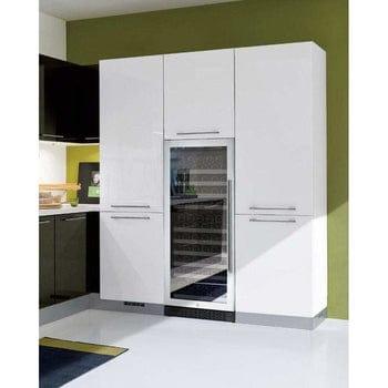 Allavino FlexCount II Tru-Vino 128 Bottle Single Zone Stainless Steel Left Hinge Wine Fridge VSWR128-1SL20 I Luxury Appliances Direct