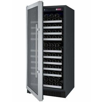 Allavino FlexCount II Tru-Vino 128 Bottle Single Zone Stainless Steel Left Hinge Wine Fridge VSWR128-1SL20 I Luxury Appliances Direct