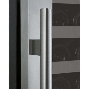Allavino FlexCount II Tru-Vino 128 Bottle Single Zone Stainless Steel Left Hinge Wine Fridge VSWR128-1SL20 I Luxury Appliances Direct