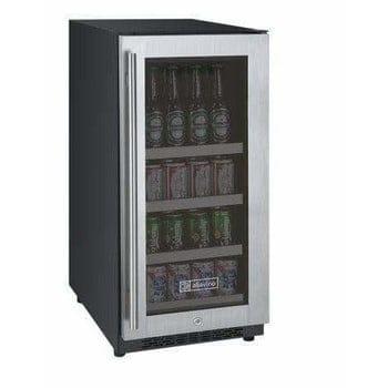 Allavino FlexCount II Tru-Vino 15" Wide Stainless Steel Right Hinge Beverage Fridge VSBC15-SR20 I Luxury Appliances Direct