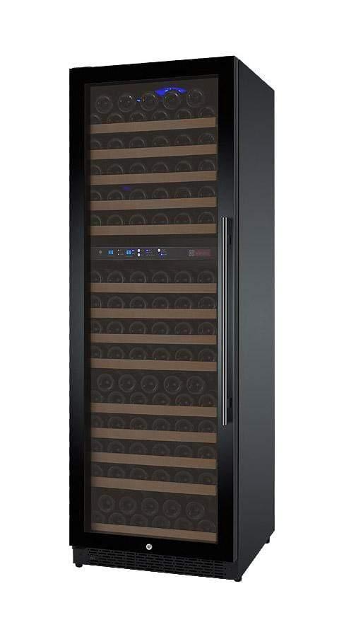 Allavino FlexCount II Tru-Vino 172 Bottle Dual Zone Black Left Hinge Wine Fridge VSWR172-2BL20 I Luxury Appliances Direct
