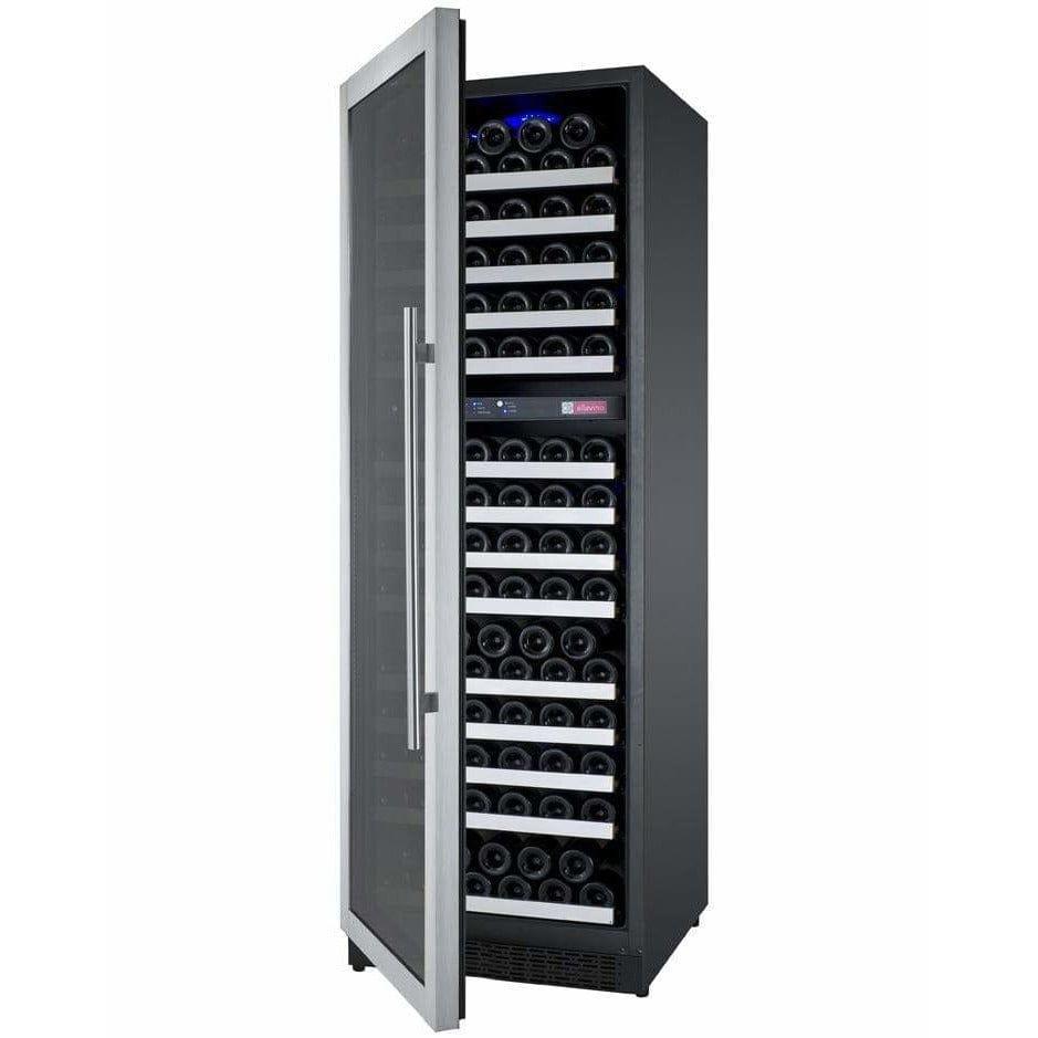 Allavino FlexCount II Tru-Vino 172 Bottle Dual Zone Stainless Steel Left Hinge Wine Fridge VSWR172-2SL20 I Luxury Appliances Direct