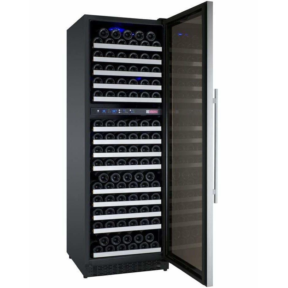 Allavino FlexCount II Tru-Vino 172 Bottle Dual Zone Stainless Steel Right Hinge Wine Fridge VSWR172-2SR20 I Luxury Appliances Direct