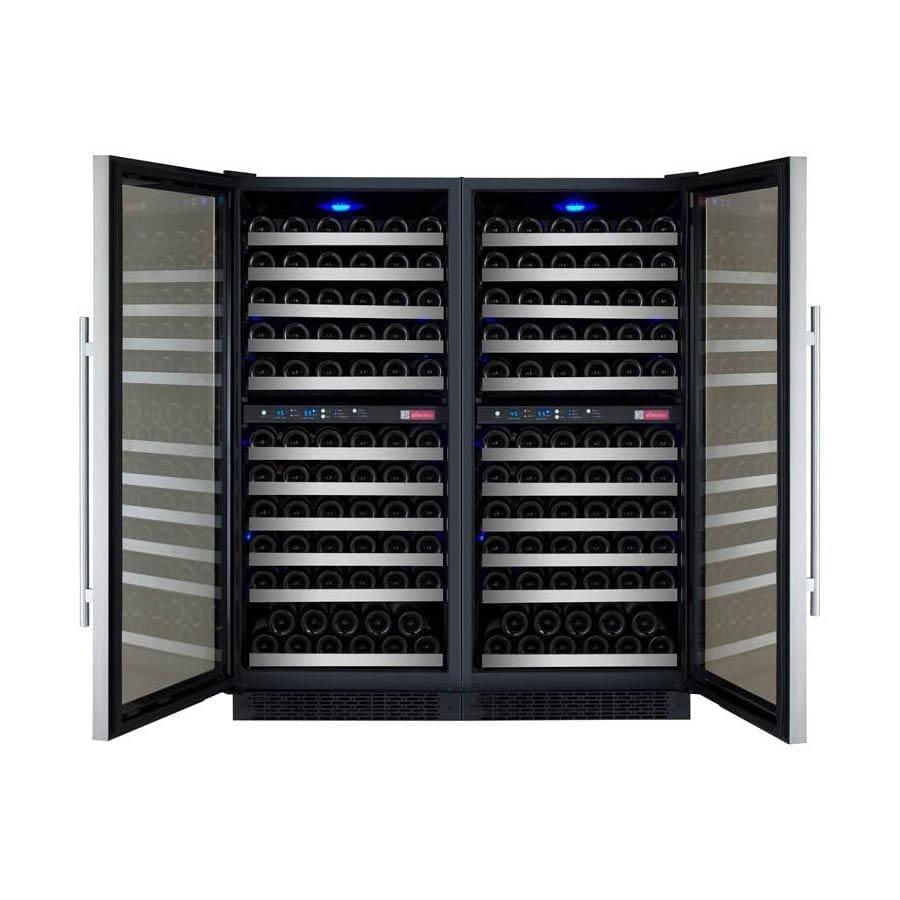 Allavino FlexCount II Tru-Vino 242 Bottle Four Zone Stainless Steel Wine Fridge 2X-VSWR121-2S20 I Luxury Appliances Direct