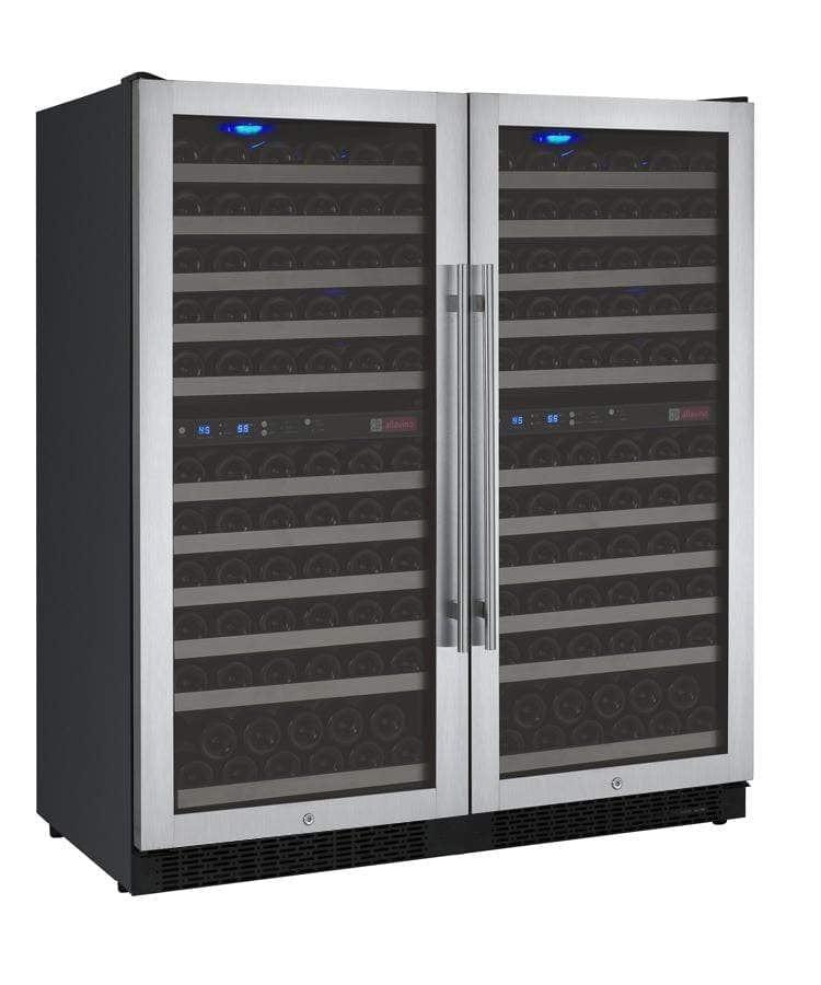 Allavino FlexCount II Tru-Vino 242 Bottle Four Zone Stainless Steel Wine Fridge 2X-VSWR121-2S20 I Luxury Appliances Direct