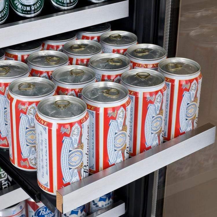 Allavino FlexCount II Tru-Vino 30 Bottle/88 Can Three Zone Stainless Steel Beverage/Wine Fridge 3Z-VSWB15-3S20 I Luxury Appliances Direct