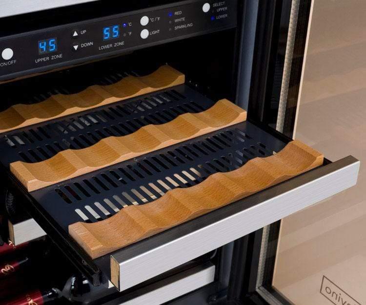 Allavino FlexCount II Tru-Vino 30 Bottle/88 Can Three Zone Stainless Steel Beverage/Wine Fridge 3Z-VSWB15-3S20 I Luxury Appliances Direct