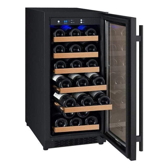 Allavino FlexCount II Tru-Vino 30 Bottle Single Zone Black Wine Fridge VSWR30-1BR20 I Luxury Appliances Direct
